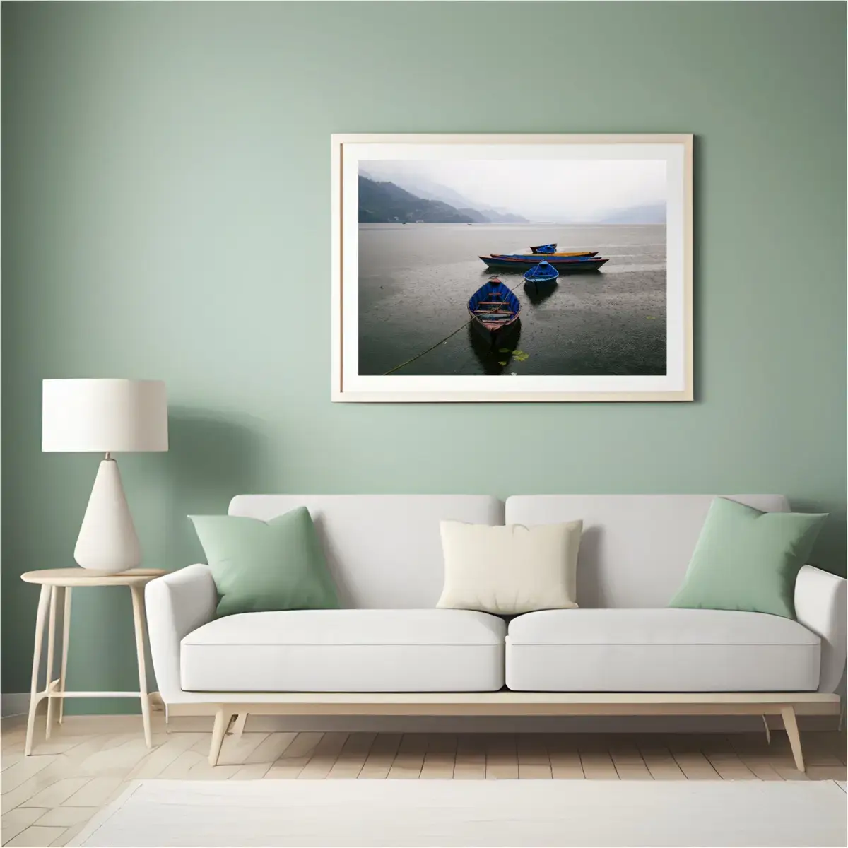 Boats in the Mist — view 3