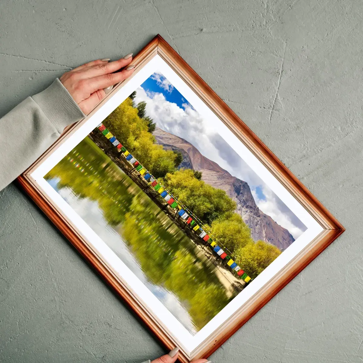 Prayer Flags at Nako — view 2