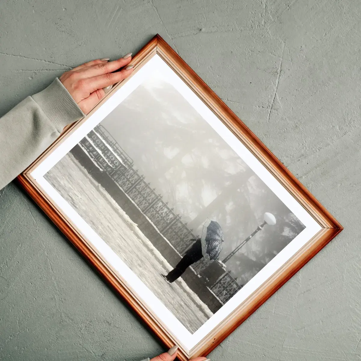 Umbrella in Snow — view 2