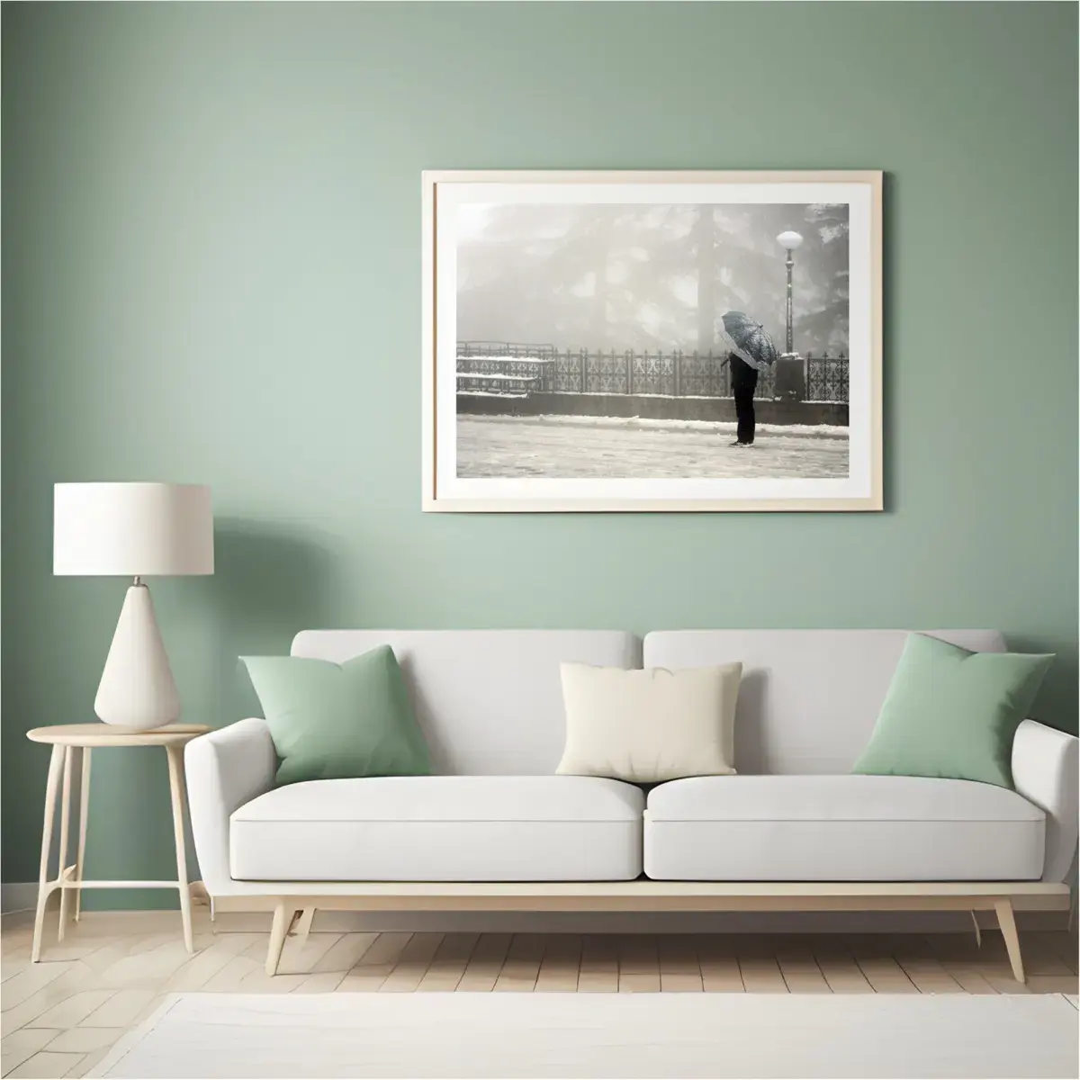 Umbrella in Snow — view 3