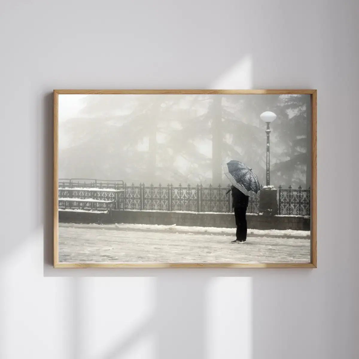 Umbrella in Snow — view 4